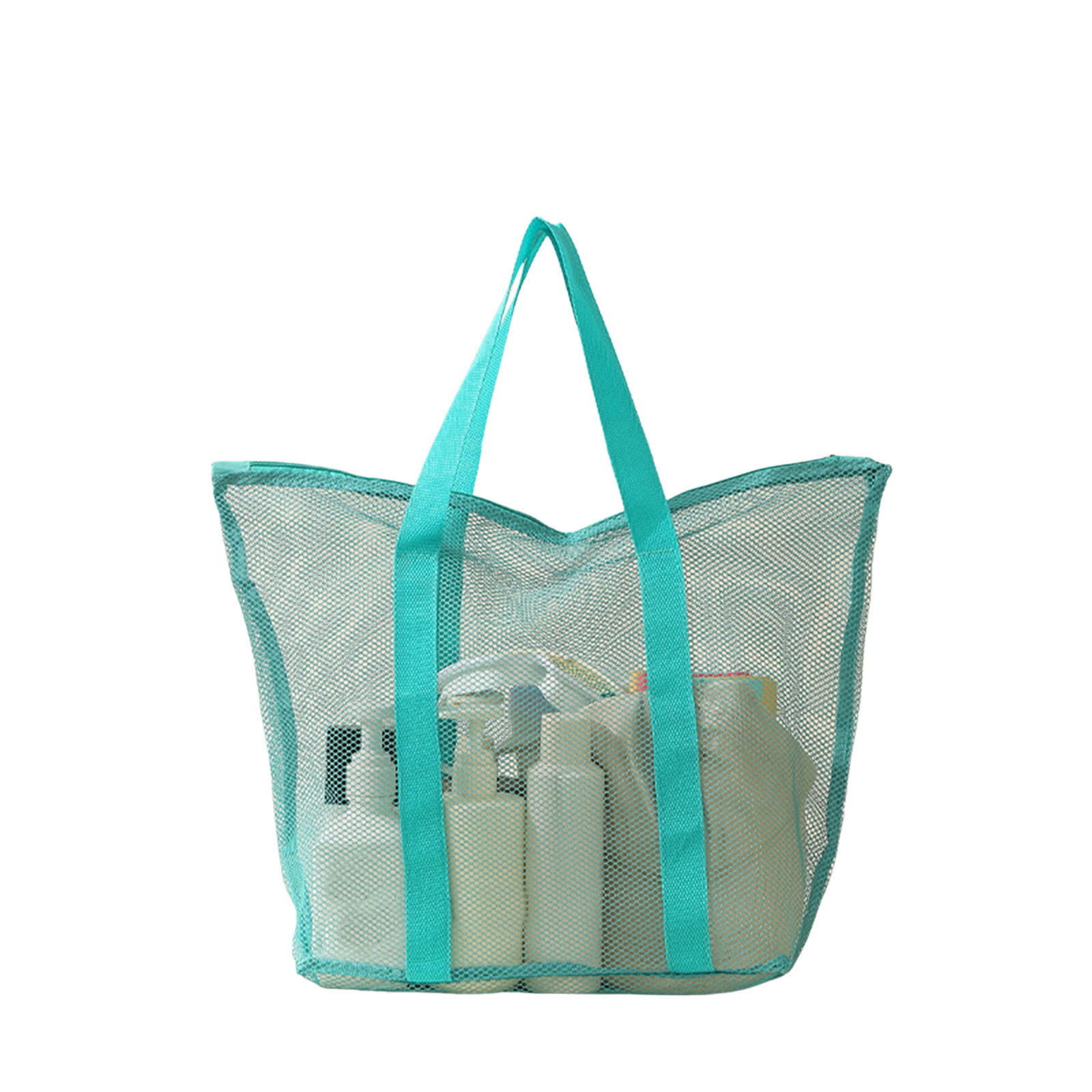 thumbnail image 2 of Bolsa de aseo de viaje Mujeres Hombres Bolsa de ducha de malla pequeña Bolsa de baño portátil para baño Gimnasio Natación, 2 of 2